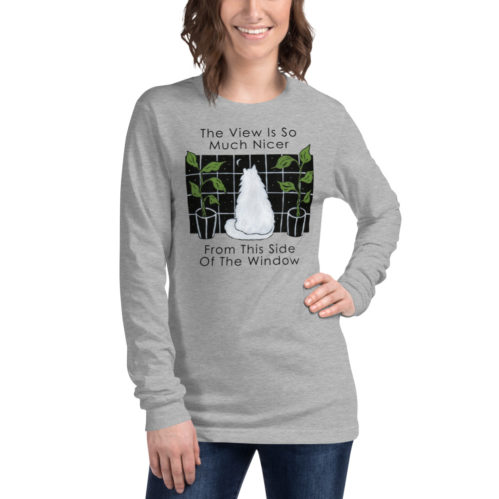 "Home Is Where the Heart Is" Unisex Long Sleeve Tee - Image 2