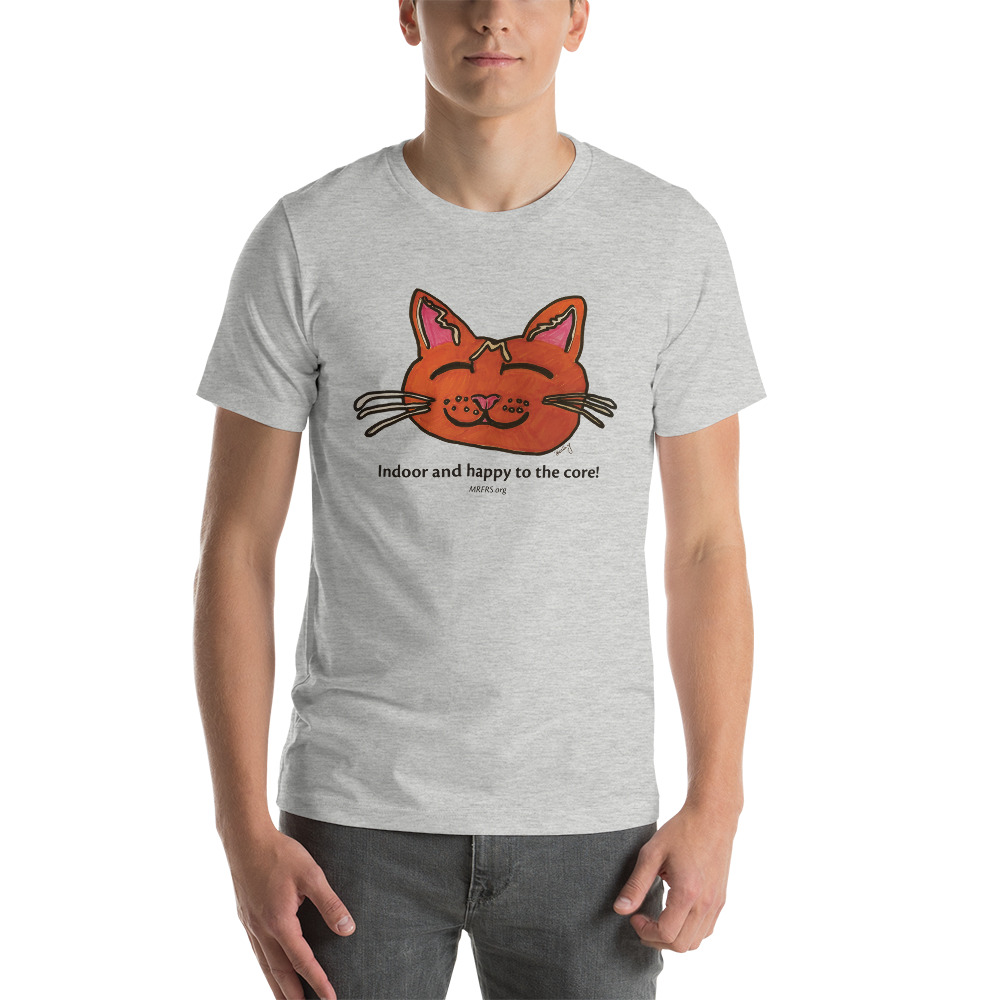 "Indoor & Happy" Short-Sleeve Unisex T-Shirt - Image 3