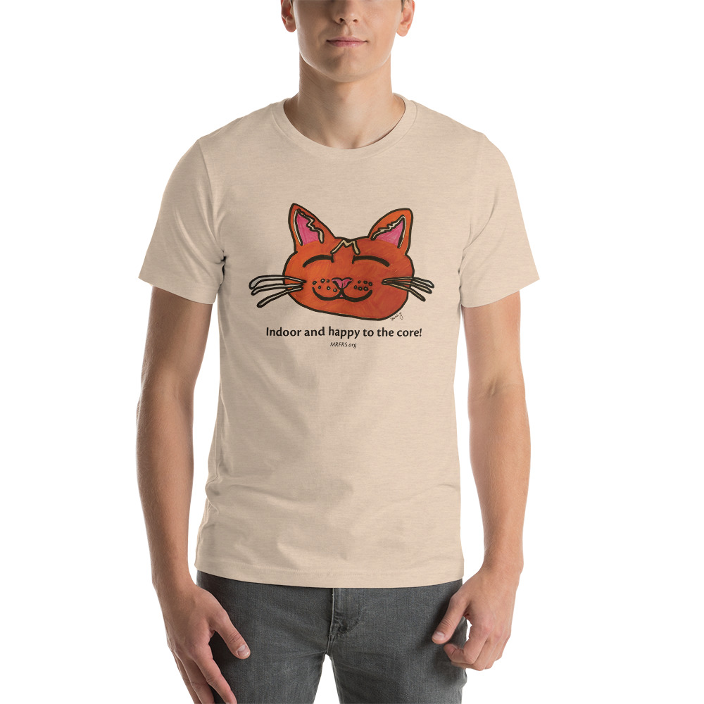"Indoor & Happy" Short-Sleeve Unisex T-Shirt - Image 7
