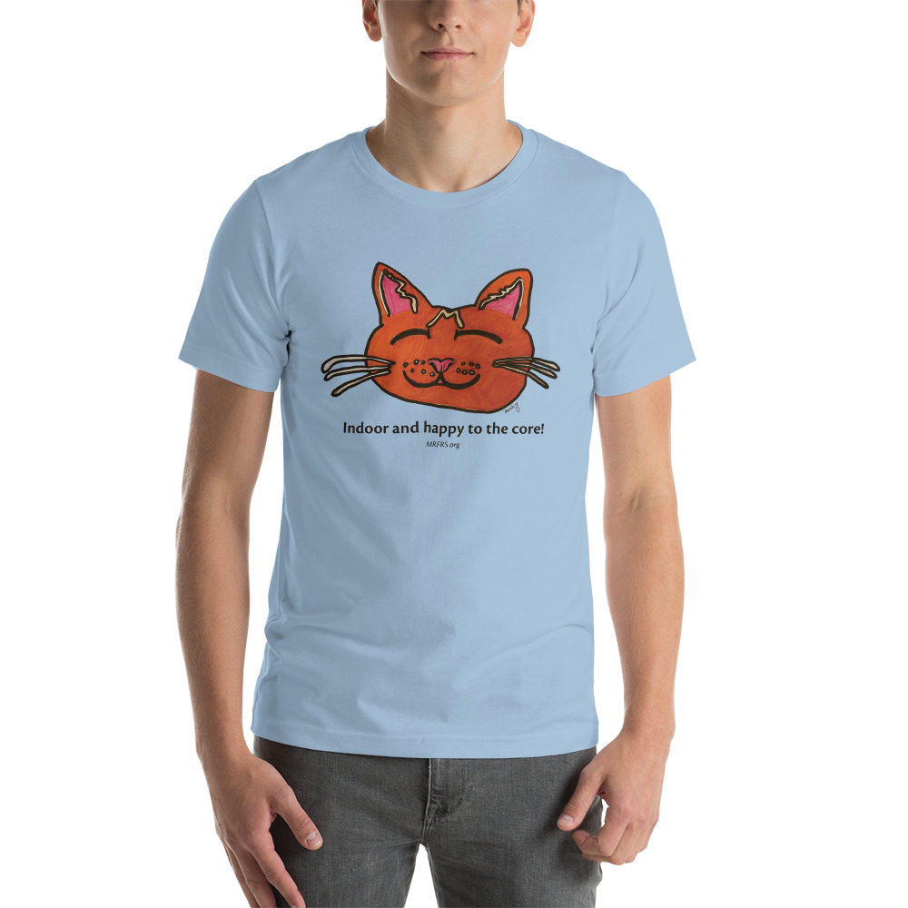 "Indoor & Happy" Short-Sleeve Unisex T-Shirt - Image 4