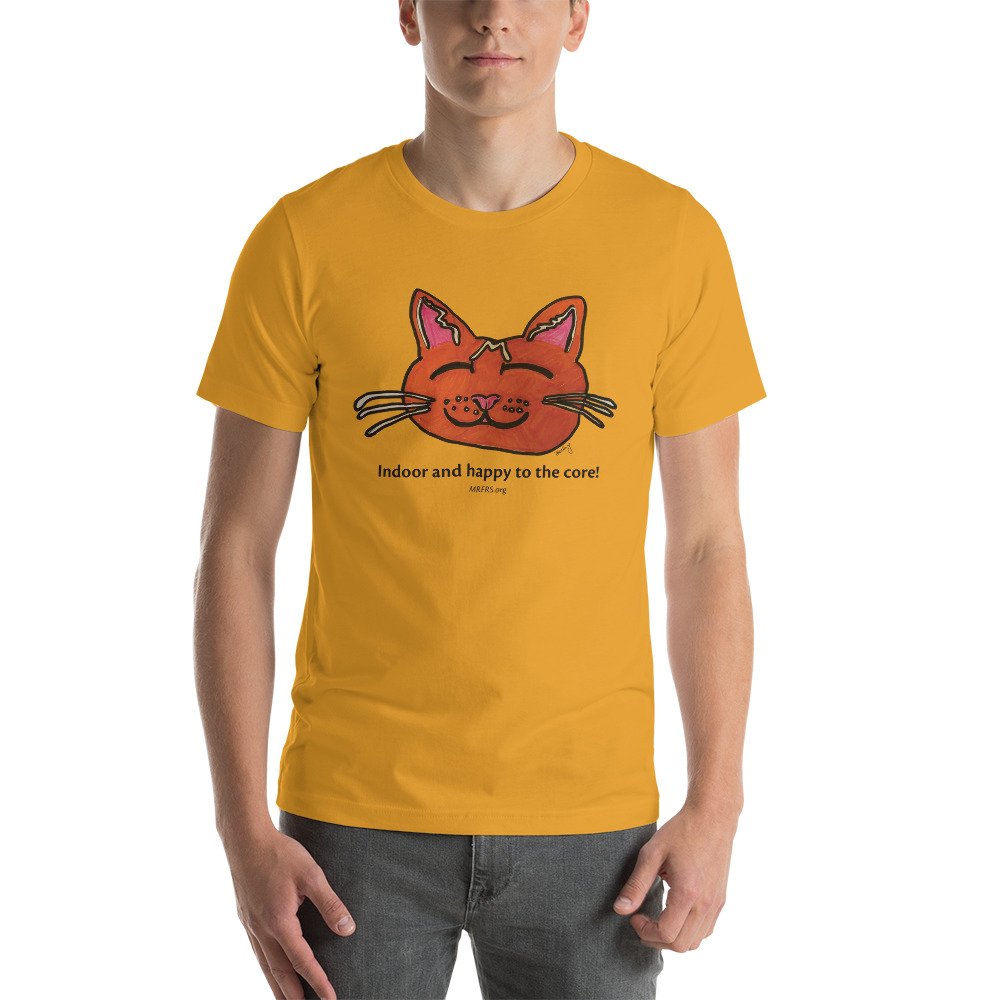 "Indoor & Happy" Short-Sleeve Unisex T-Shirt - Image 2