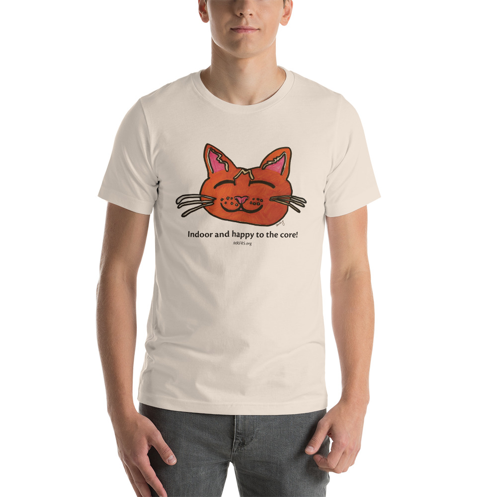 "Indoor & Happy" Short-Sleeve Unisex T-Shirt - Image 6