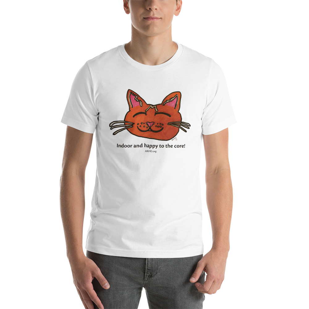 "Indoor & Happy" Short-Sleeve Unisex T-Shirt