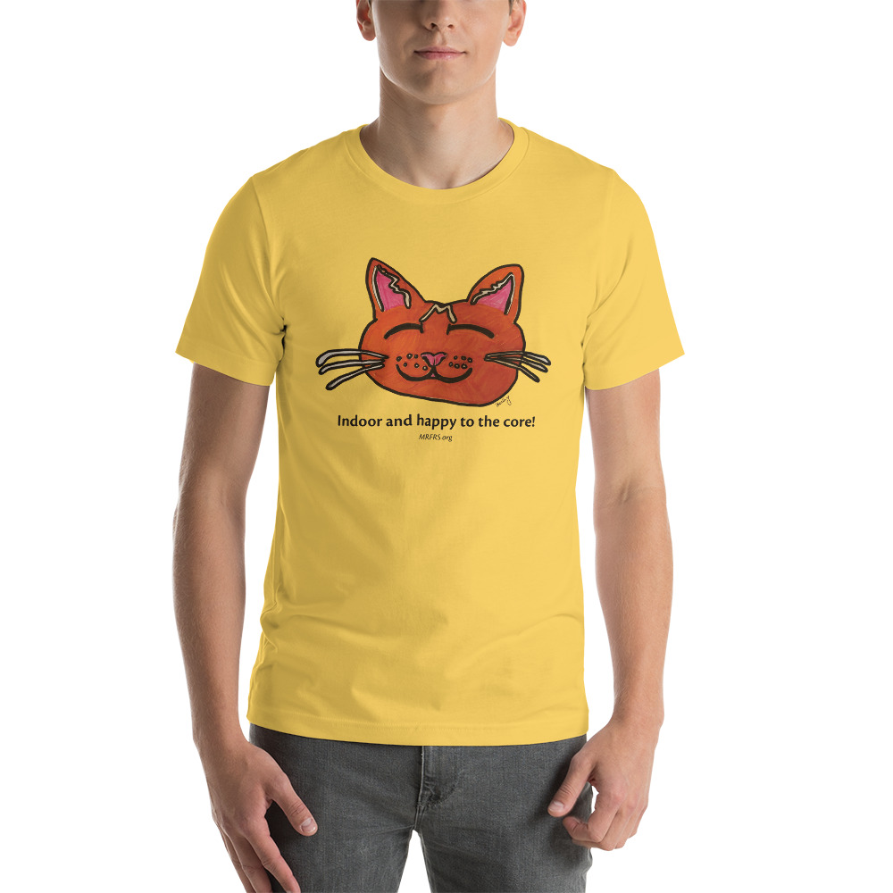 "Indoor & Happy" Short-Sleeve Unisex T-Shirt - Image 10