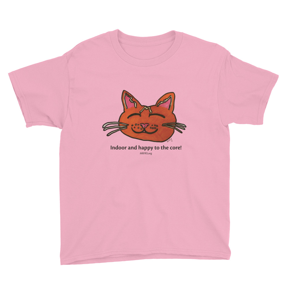 "Indoor & Happy" Youth Short Sleeve T-Shirt - Image 3