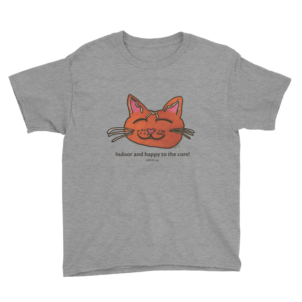 "Indoor & Happy" Youth Short Sleeve T-Shirt - Image 2