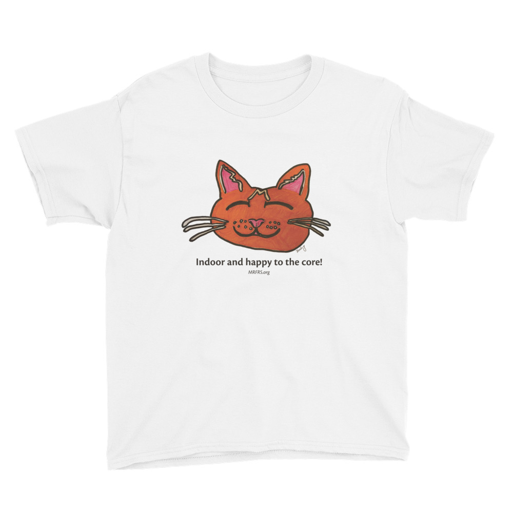 "Indoor & Happy" Youth Short Sleeve T-Shirt - Image 4
